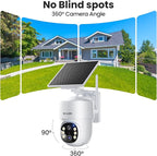 SOLIOM- True 5MP HD Security Cameras Outdoor Wireless, Add-On Camera, Solar Powered, Auto Tracking,Requires Soliombase, Soliombase Supports Up to 4 Cams