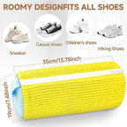 Shoe Washing Machine Bag Laundry Shoe Bag for Washer and Dryer Reusable 2pc Shoe Cleaning Bags for Sneakers 360° Deep Cleaning Machine for All Shoes Types With Self-locking Zipper