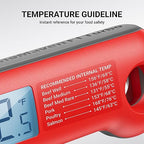 ThermoMaven Professional Meat Thermometer Digital, Ultra-Fast 0.5 Sec Instant Read, NIST Certified ±0.5°F Accuracy, 100% Waterproof, Auto-Rotating Backlit Display, Lift-to-Wake, for BBQ/Cooking/Candy
