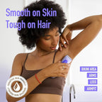 BAREWIZE Bikini Trimmer for Women, Electric Shaver for Women | LED Light, IPX7 Waterproof, USB-C Rechargeable, Ceramic Blade | Electric Razors for Women, Pubic Hair Trimmer Women (Violet Haze)