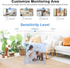 Indoor Camera - 5G&2.4G WiFi Camera for Home Security,2K Security Cameras for Dog/Pet/Baby Monitor, 360°Pan/Tilt,2-Way Audio, AI Motion Tracking,24/7 Recording,911 Alert,Color Night Vision (2PCS)
