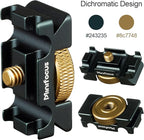 MINIFOCUS Camera Cable Clamp with Arca Swiss System, Aluminum Alloy Tether Cable Block Clip with 4 Grooves, USB Cable Lock Clip Clamp HDMI Protector for All DSLR Cameras Cable