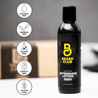 Beard Club Straight Razor for Men & Aftershave for Men – Soothing After Shave Lotion & Navajas Para Barbero - Barber Straight Edge Razor Kit with Post Shave Balm Calms Irritation, 5 Blades - Gift Kit