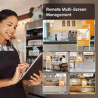 Canlarriz 55 Inch 4K Touchscreen Kiosk, Indoor Capacitive Touch Floor Standing Digital Signage Displays,Advertising Display LCD Kiosk, UHD Interactive Display Poster Android System, HDMI/USB/WiFi