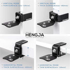 BRAINWAVZ Hengja - The Desk Headphone Stand Hanger Mount, All Metal, Rotatable Mount, PC & Gaming Headset Holder
