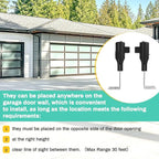 for Genie Garage Door Sensor, Replacement for Genie/Overhead Garage Door Sensor, Compatible with Genie/Overhead Garage Door Opener Made After 1993, Item Includes Two Sensors (Receiving&Sending)