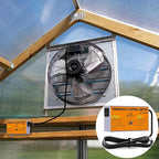 Attic Fan Thermostat-Control, Adjustable Thermostat with Overload Protector, Temperature Controlled Attic Fan, with Socket Easy to Install, Exhaust Fan Temperature Controller for Workshop, Greenhouse