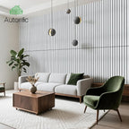 4 Pack Acoustic Wall Panels, Soundproof Panels with Simulated Wood Grain Finish, 47.2”x23.6” Decorative Acoustic Wall Panel for Office,Home Theater,Studio,Living Room, White Oak