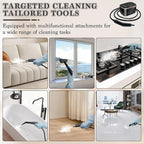 Steam Cleaner,15s Heat-Up 42.27oz Tank,2500w Handheld Steam Cleaner for Home with 15 pcs Accessories,Portable Steamer for Cleaning,kitchens,Grease,bathrooms,Grout,Tile,Bed Bugs,Floor,Couch and Car