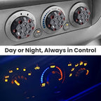 2nd Gen Tacoma Accessories AC Knob Upgrade - 2005,2006,2007,2008,2009,2010,2011,2012,2013,2014,2015 Tacoma Climate Control Dial Mods Set - 2nd Gen Tacoma Mods - for Toyota Interior Replacement Kit