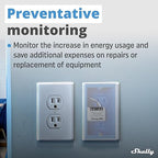 Shelly PM Mini Gen3 | WiFi Smart Power Meter 1 Channel 16 A | Home Automation | Bluetooth Gateway | Compatible with Alexa & Google Home | iOS Android App | No Hub Required | Smart Schedules