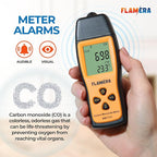 Carbon Monoxide Detector – UL 2034 Certified, Easy-to-Read LCD Display, Battery-Operated (3 AAA), 0–1000 PPM Detection Range, Designed for Durability – Ideal for Homes, RVs, Worksites & Professionals