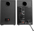 Edifier MR4 Powered Studio Monitor Speakers, 4" Active Near-Field Reference Speaker - Black (Pair)