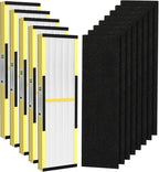 5 Pack FLT4825 HEPA Filter B Replacement with Activated Carbon Pre-Filters Compatible with Guardian Air Purifier AC4825 AC4300 AC4800 AC4900 AC4850