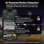 Wyze Window Camera, WiFi Indoor HD Home Security Camera, Upgraded Color Night Vision, Anti-Glare, AI-Powered Motion Detection, Easy & Quick Setup, 24/7 Recording, Works w/Alexa & Google