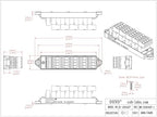 16Amp 300V 4x6 Position Pluggable Terminal Block Distribution Module. OONO D-1654GP