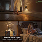 L LOHAS LED Night Light, 2 Pack Dimmable Night Lights Plug into Wall, Vintage Nightlight with Light Sensor, Soft White, 0-100LM Plug in Aesthetic Night Light for Adults Bathroom Hallway Gift
