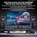 Z-Edge 27 inch Gaming Monitor 320Hz 300Hz, 2K QHD 1440P Fast IPS Monitor, G27IS 1ms MPRT Refresh Rate, sRGB 99%, Shadow Balance, PIP/PBP, HDMI 2.1x2, DP 1.4x2