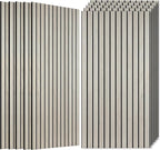 10 Pack Large Acoustic Panels 47.2”x23.6”, Decorative Acoustic Wall Panel, Sound Proof Panel with Simulated Wood Grain Finish, for Office,Home Theater,Studio,Living Room, Natural Oak