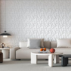 Art3d 20 Pack Decorative 3D Wall Panels, 19 Sq.Feet PVC Interior Wall Décor, 11.8"x11.8", White