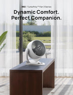 Dreo Fan for Bedroom, 12 Inches, 70ft Powerful Airflow, 28db Quiet Table Air Circulator Fans for Whole Room, 120° Adjustable Tilt, 3 Speeds, Desktop Fan for Home, Office, Kitchen