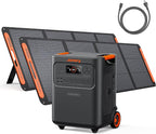 Jackery HomePower 3600 Plus Portable Power Station with 2x 200W Solar Panels, 3600W AC Output, 3584Wh LFP Solar Generator, Expandable up to 21kWh, Essential Home Backup for Home Use, Emergencies, RV