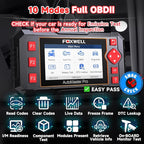 2026 FOXWELL Car Scanner NT604, 4 System OBD2 Scanner Diagnostic Tool, Check Engine Code Reader for Cars and Trucks, ABS/Airbag/Transmission Diagnostic Scanner for All Vehicles, English & Spanish Ver.