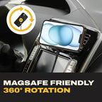 DEWALT Magnetic Phone Holder for Car Kit, Heavy Duty Wireless Charger, Vent Mount, Dash Mount, Charging Mounted Holders Cell Phone Holders for Your Car Accessories for Women Men for iPhone 17 16 15 14