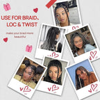 OUNSA Braid Gel for 4C Hair (16oz) - Extreme Hold Braiding Hair Gel, Edge Control, No Flaking, Non-Greasy & Tames Frizz - Loc Gel for All Hair Types 16oz