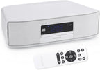 AIWA - Exos Home Speaker, Premium 30W RMS Sound System with CD Player, Bluetooth Connectivity, FM Radio, Optical Digital Input, Dual 1” Tweeters + Dual 2” Bass Units, IR Remote Control