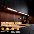 Plug in Under Cabinet Lights Hardwired, 18" 4 Pack Cabinet Light 12W 1000LM, 3CCT, 45° Rotatable Design, Linkable Up to 15 Units Under Counter Lights for Kitchen, Closets