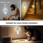 Axxitude St Patrick's Day Shamrock Night Lights Plug into Wall for Girls Boys Room,Night Light LED Lamp Dusk to Dawn Sensor Round Lamp for Bedroom Bathroom Hallway Home Wall Decor Nightlight