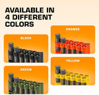 Storacell AA-12 Battery Storage Caddy and Dispenser (Pack of 2), Military Green, Holds 12 AA Batteries (Not Included), Durable & Compact Design, The Original Battery Caddy, Made in The USA