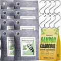 Mayunuo Activated Charcoal Odor Absorber for Strong Odor, Basement, Cars, Closets, Shoes, Smoke. 8 Pack Bamboo Charcoal Air Purifying Bags Deodorizer Odor Eliminator for Home