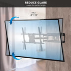 Mount-It! The Beast Full Motion TV Wall Mount for Extra Large 85, 90, 98, 100, 110" TVs with 39 Inch Long Reach Extension Arms - 275 Lbs Capacity Heavy Duty Dual Arm TV Mount