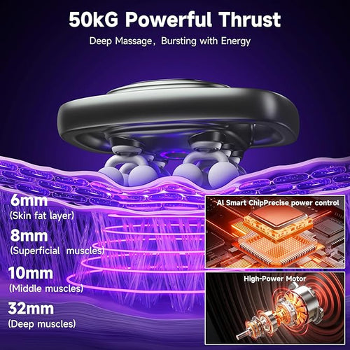 12 Head Massage Gun, Massages Gun Deep Tissue With 3 Modes & 30 Levels Intensities, Quiet Multi Head Massage Gun For Backs, Shoulders, Legs and Full Body Muscle Pain Relief, Gifts for Men Women