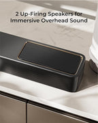 ULTIMEA Skywave X40 5.1.2ch Sound Bar for Smart TV w/Dolby Atmos, Wireless Surround Sound System for TV, 530W Soundbar with Wireless Subwoofer, GaN Amplifier, 4K HDR Pass-Through, HDMI eARC, BT 5.4