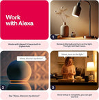innr Zigbee A19 Smart Bulb, Works with Hue*, Alexa, SmartThings (Hub Required), White & Color, E26 LED Bulb, Color Changing Light Bulb, up to 16 Million Colors, Dimmable, 840 Lumen, 2-Pack