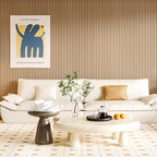 Art3d 4 Pc 96"x5.7" Wood Slat Wall Panel for Interior, Ceiling and Decoration, 15.2 SqFt