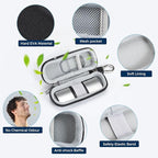 CoBak Case for KardiaMobile EKG Monitor 1-Lead/for Kardia Mobile Heart Monitor 6-Lead/for KardiaMobile 6L Max/for Apple and Android Devices - CASE ONLY