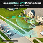 BOTSLAB 5MP Wireless Video Doorbell Camera,180° Head-to-Toe View, AI Motion Detection, VR Mode, Battery or Wired Powered, Easy Installation, Weatherproof, No Monthly Fee, 2.4GHz WiFi