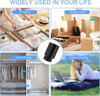 Portable Pump for Vacuum Storage Bags Electric Travel Vacuum Pump for Various Vacuum Seal Bags Cordless Rechargeable Air Pump for Compression Clothes, Blanket, Luggage (Storage Bag Not Included)