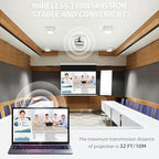 VJZFA Wireless Display Adaptor - 1080p Wireless HDMI Display Dongle Adapter, Plug and Play, for Laptop, PC, Smartphone to HDTV Projector Monitor