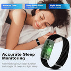 SEEKZERO Sleep Tracker, Activity & Fitness Trackers | Health Smart Bracelet 24/7 Heart Rate | Step & Calorie Counter | IP68 Waterproof Activity Tracker, Valentine’s Day Gifts for Family & Friends