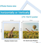 TKYGU 10x10 Picture Frame Set of 3, white Wooden Frame 10 by 10 Square Wall Gallery Poster Photo frame with Durable Shatter Resistant Plexiglass for Wall Hanging best gift