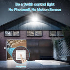 HYPERLITE LED Wall Pack Light: 120W 18000LM Glass Lens Wall Pack LED Exterior Light, Wall Pack Lights Outdoor LED Daylight 5000K for Area Yard Building Parking Lot Barn UL Listed