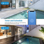 DEWENWILS Pool Timer, WiFi Timer Switch, Heavy Duty 40A 120-277 VAC 2HP, Compatible with Smart Phone, Alexa, Google Assistant, ETL Listed