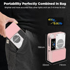 Amaran Ace 25c Pocket RGBWW LED Light, Boost Mode Up to 32W, Full-Color Mini Video Light (2,300-10,000K), 1,171 Lux@1m at 5,600K, 4500mAh Battery with PD Fast Charging for Mobile Creators (Pink)