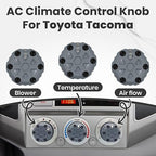 2nd Gen Tacoma Accessories AC Knob Upgrade - 2005,2006,2007,2008,2009,2010,2011,2012,2013,2014,2015 Tacoma Climate Control Dial Mods Set - 2nd Gen Tacoma Mods - for Toyota Interior Replacement Kit