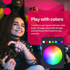 innr Zigbee A19 Smart Bulb, Works with Hue*, Alexa, SmartThings (Hub Required), White & Color, E26 LED Bulb, Color Changing Light Bulb, up to 16 Million Colors, Dimmable, 840 Lumen, 4-Pack